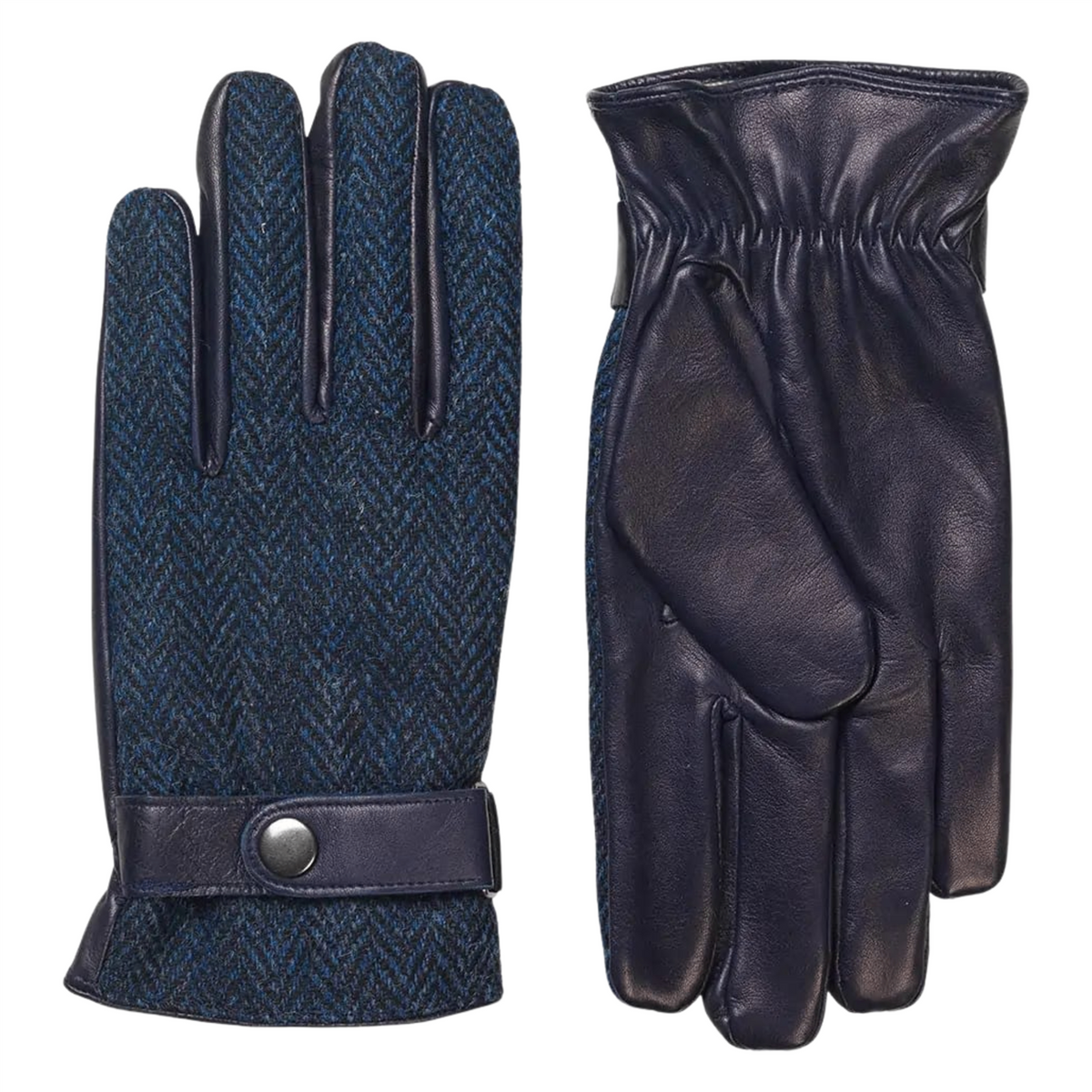 Gloves Nigel Harris Tweed Blue