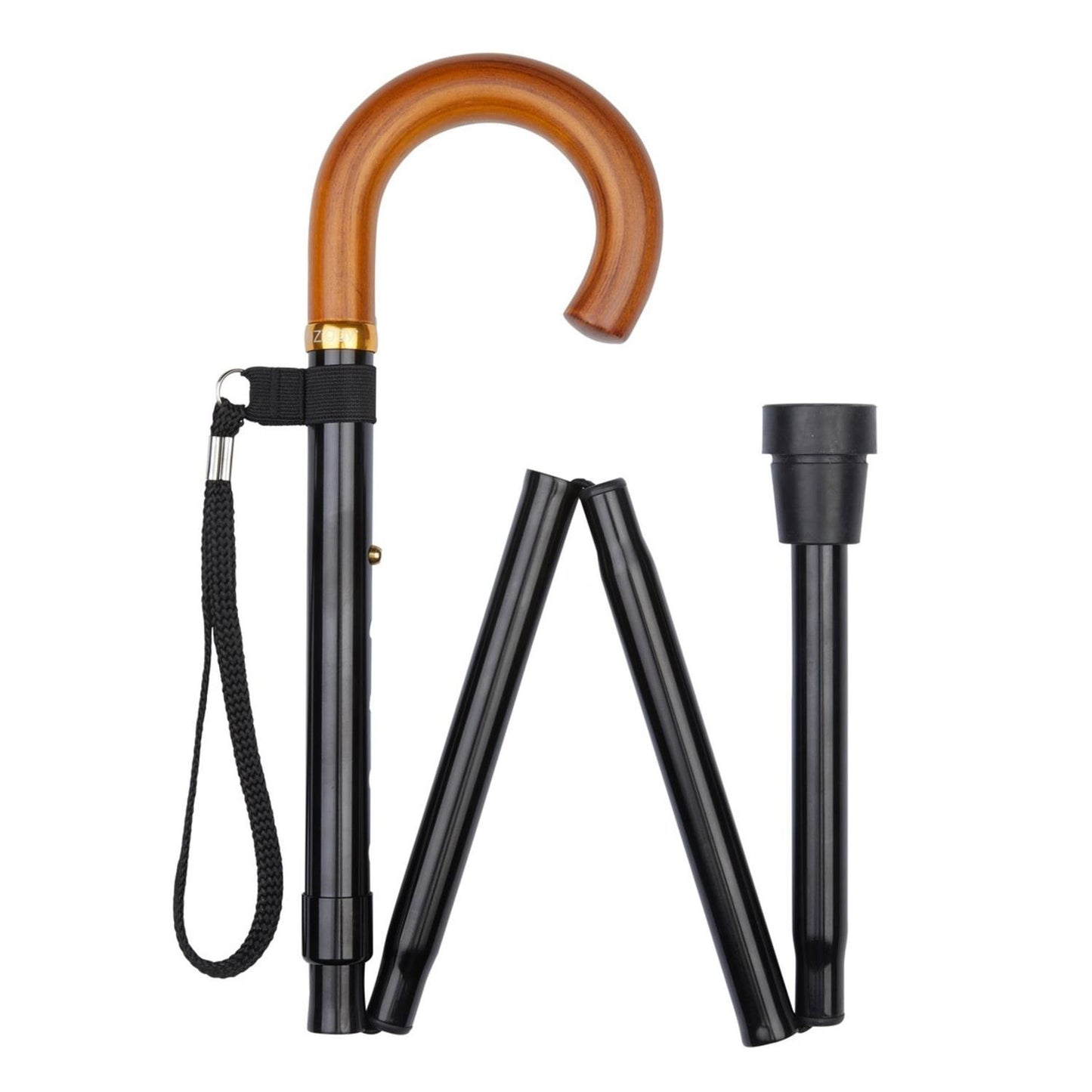 Black Natural Crook Folding