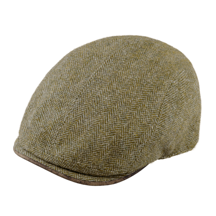 Flatcap Herringbone Olive