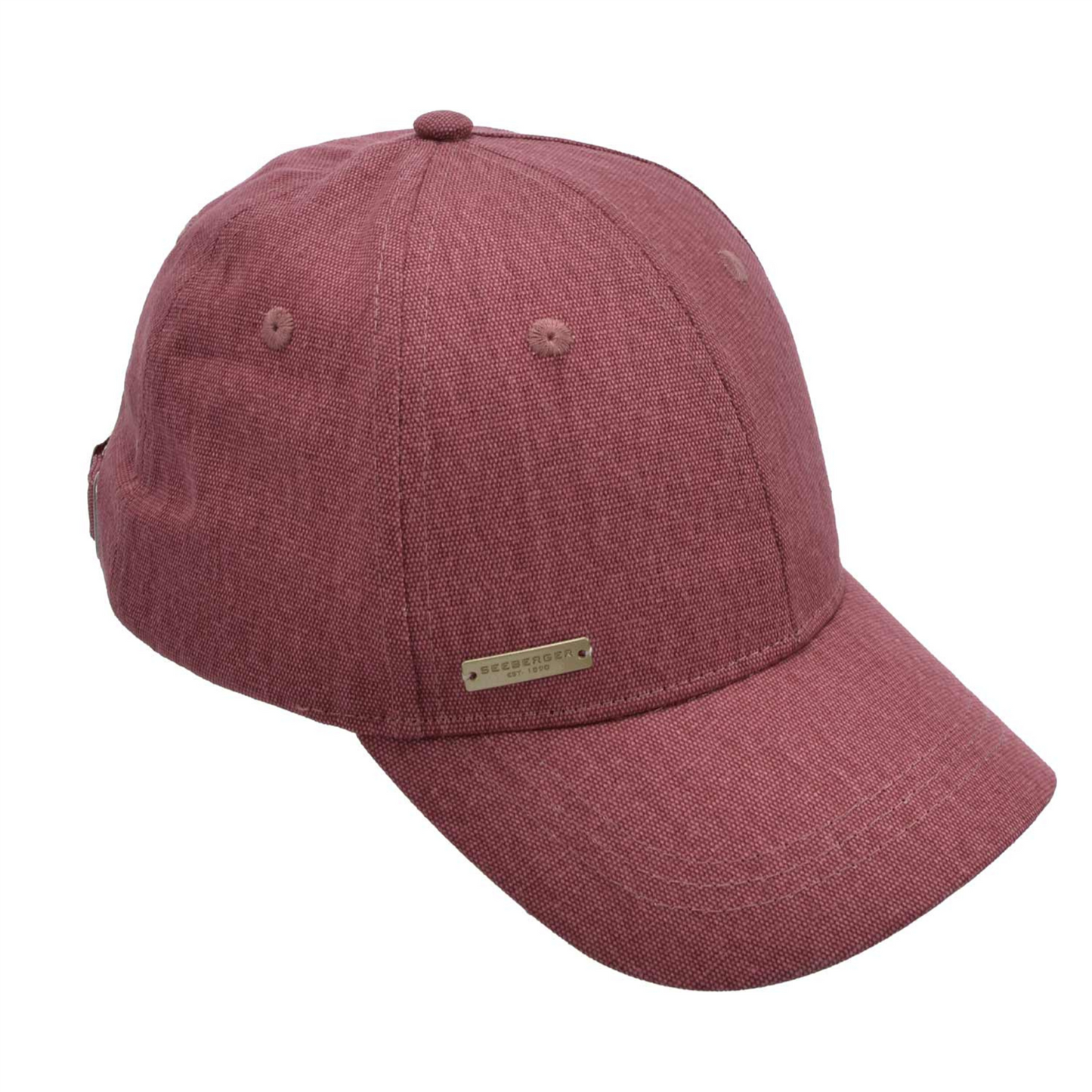 Isla Baseball Cap Cotton Berry Red
