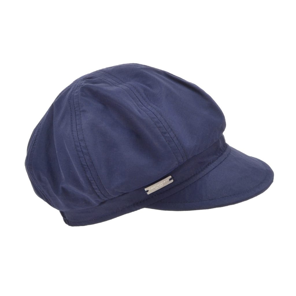 Water Repellent Balloon Cap Marine Blue