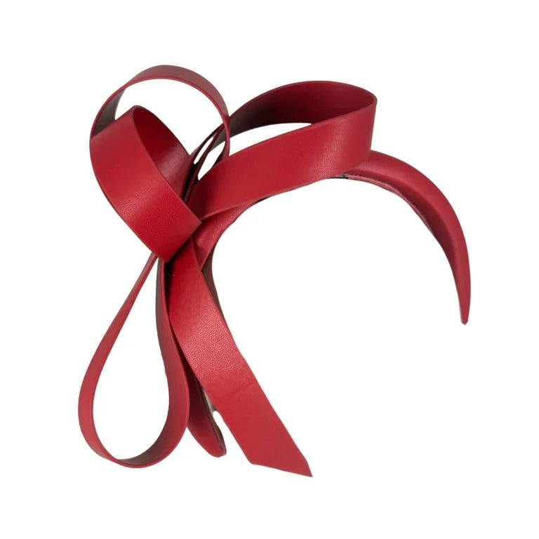 Leather Fascinator Rhumba