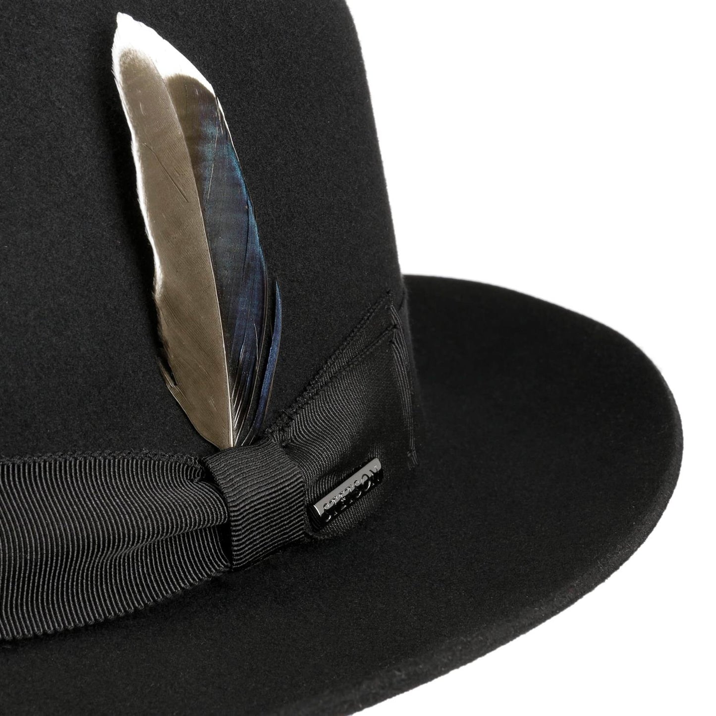 Classic Fedora Woolfelt Black