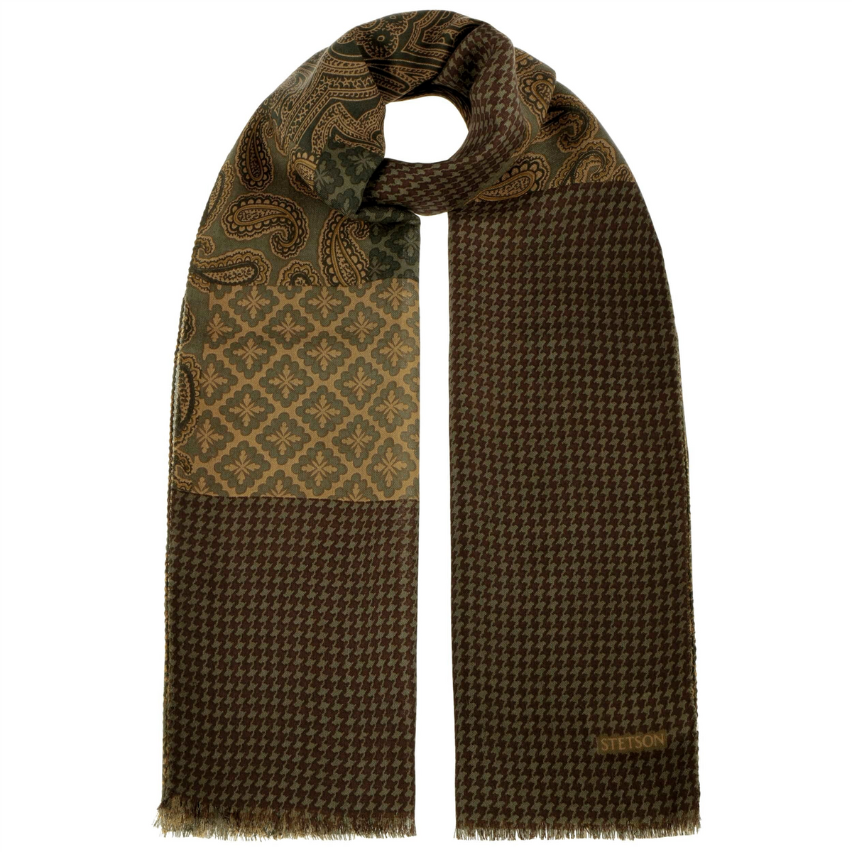 Scarf Wool Patchwork