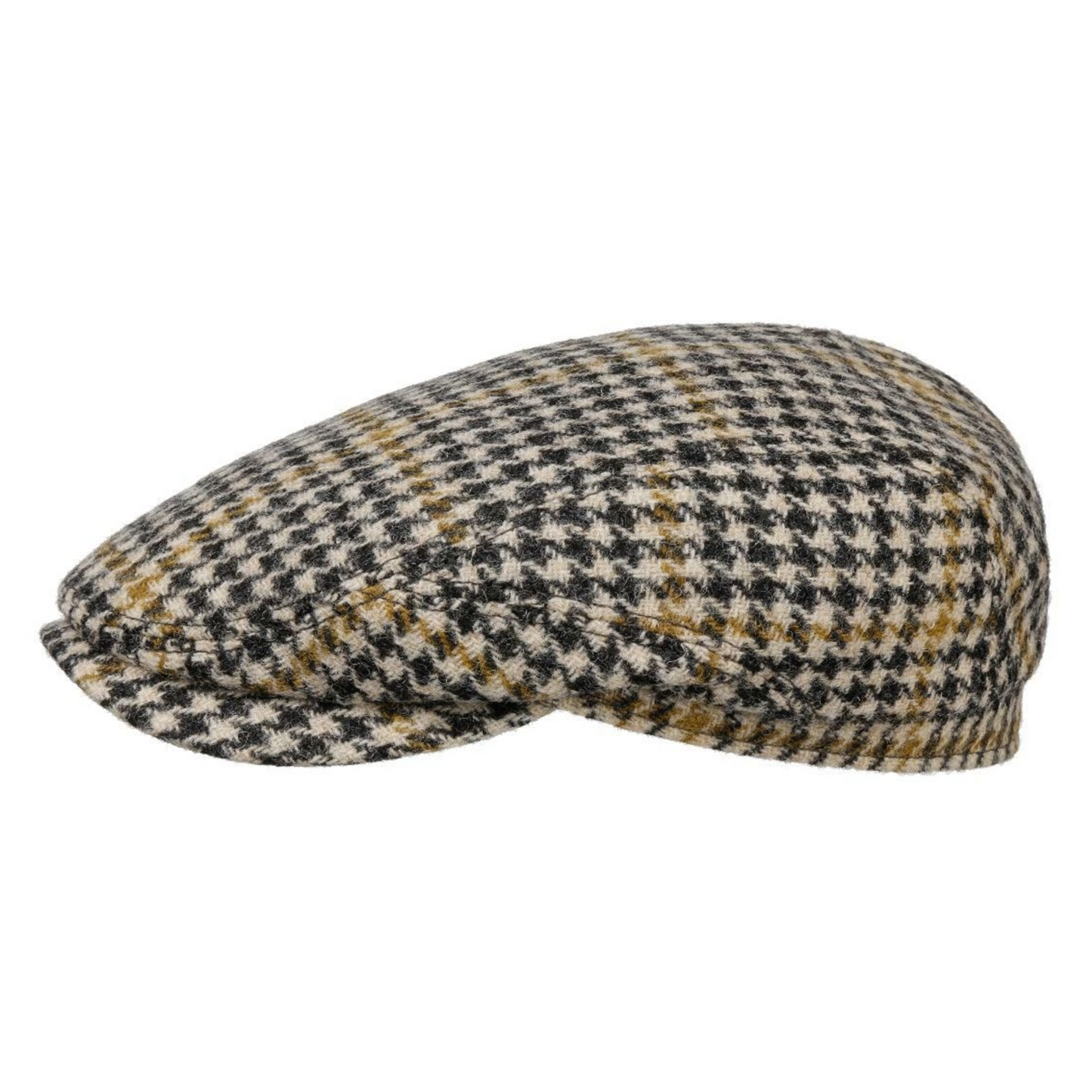 Driver Cap Houndstooth Harris Tweed