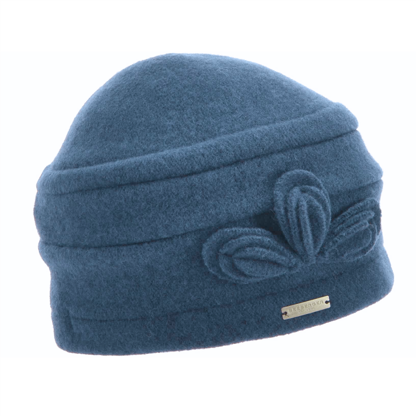 Boiled Wool Toque Indigo