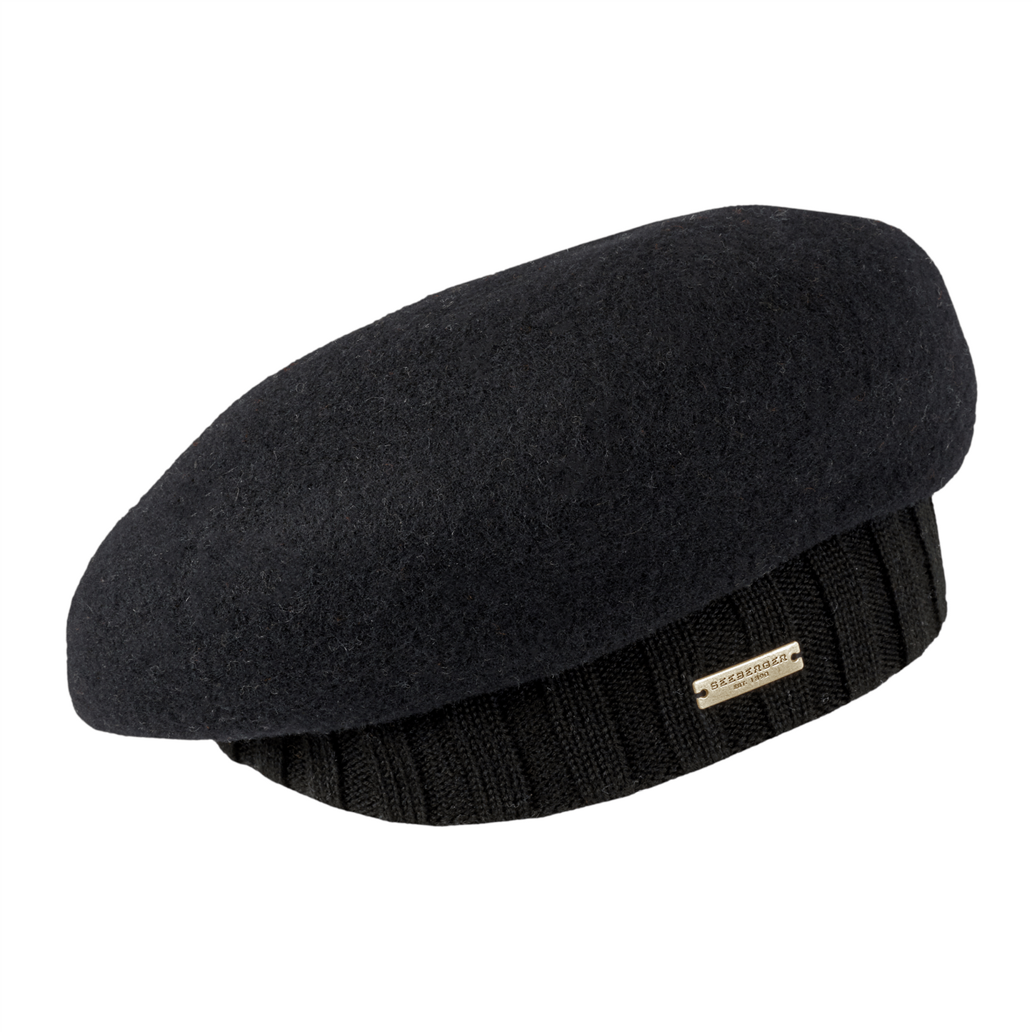 Boiled Wool Knit Black