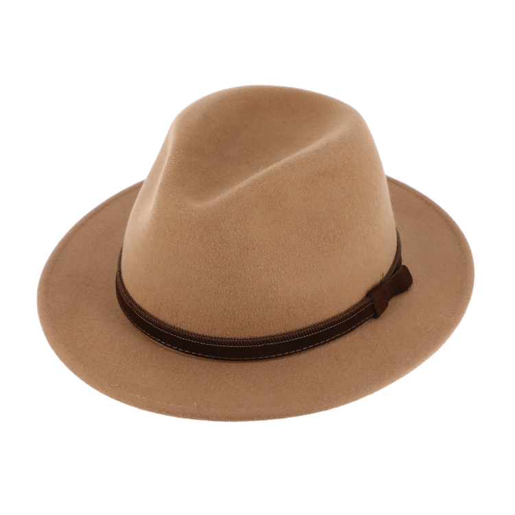 Fedora Woolfelt Traveller Camel