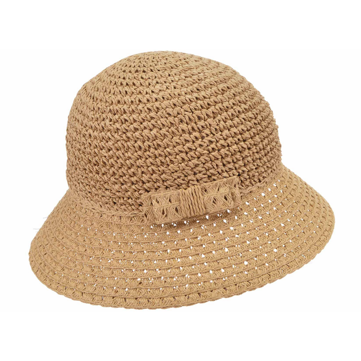 Blossom Paper Crochet Nut Brown