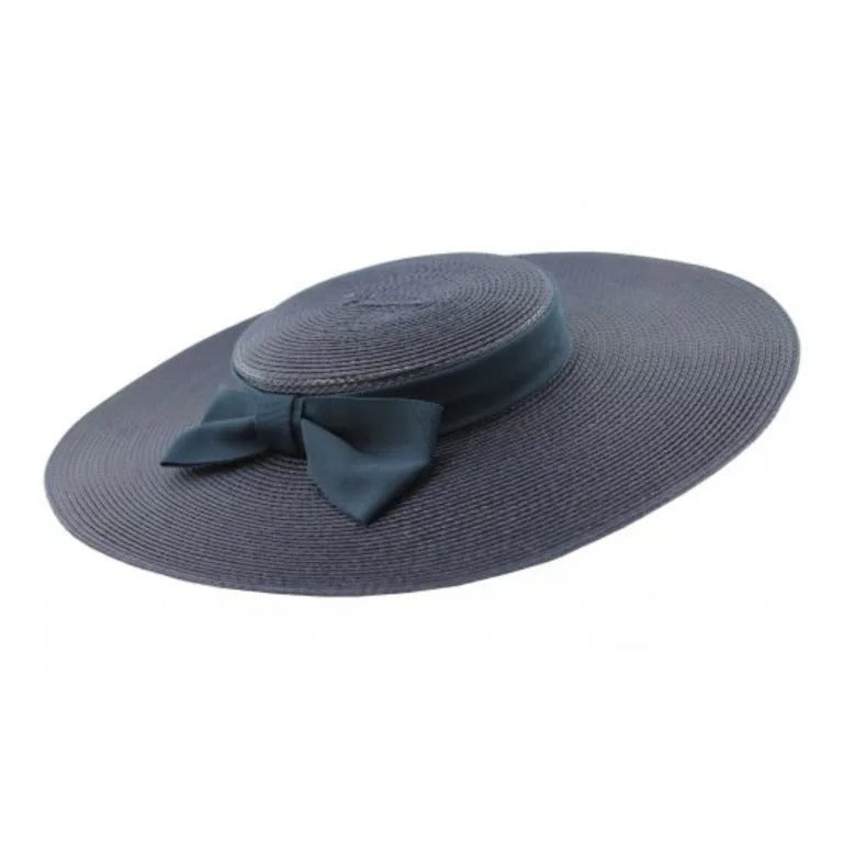 Braid Boater Fascinator Midnight