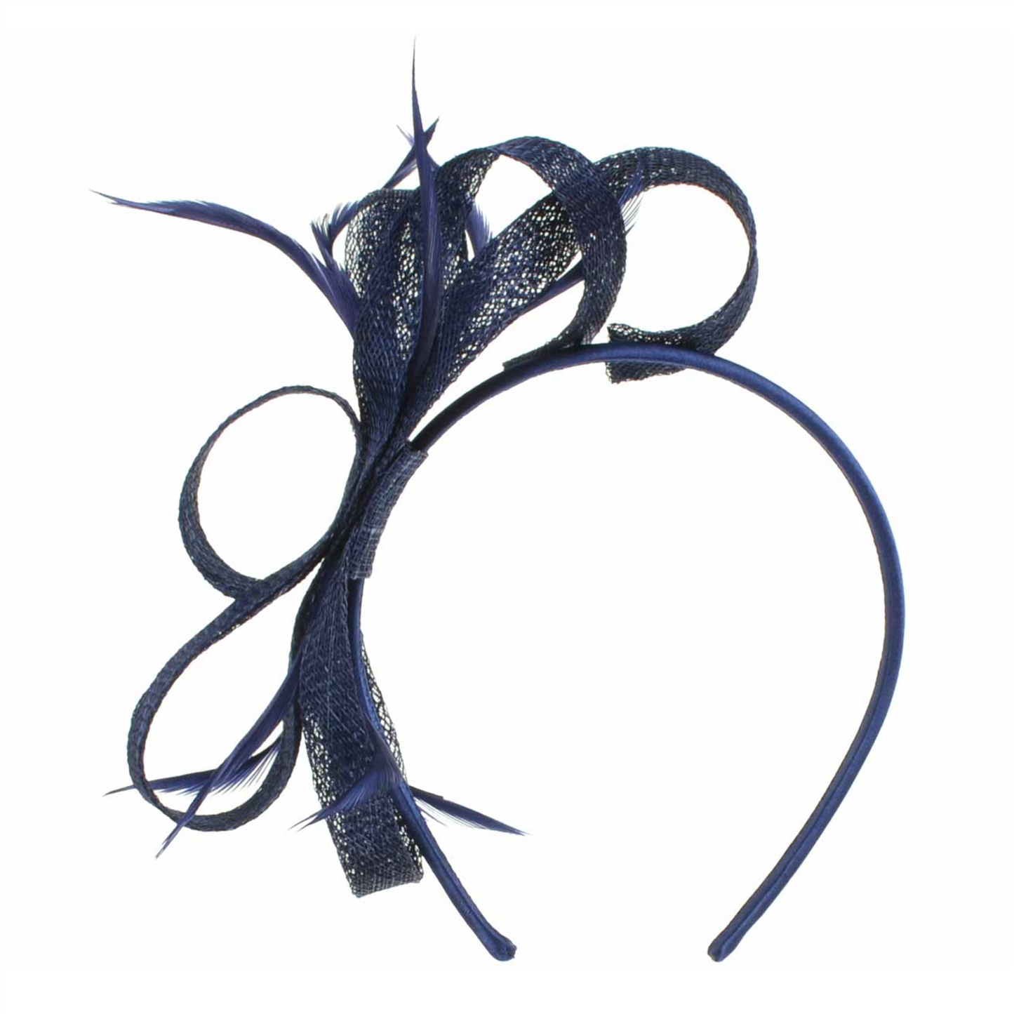 Nansy Fascinator Ink Blue