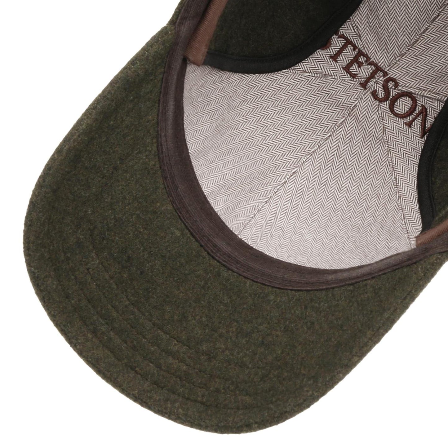 Baseball Cap Wool/Cashmere EF Green