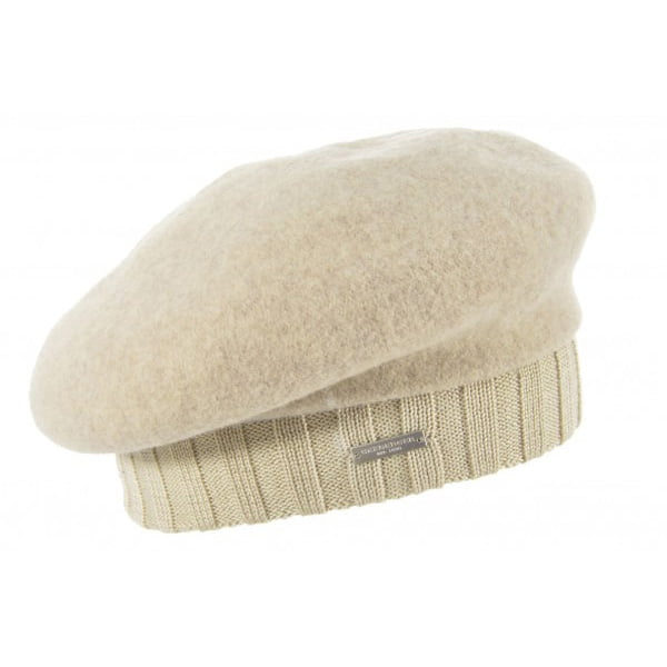 Boiled Wool Knit Sand