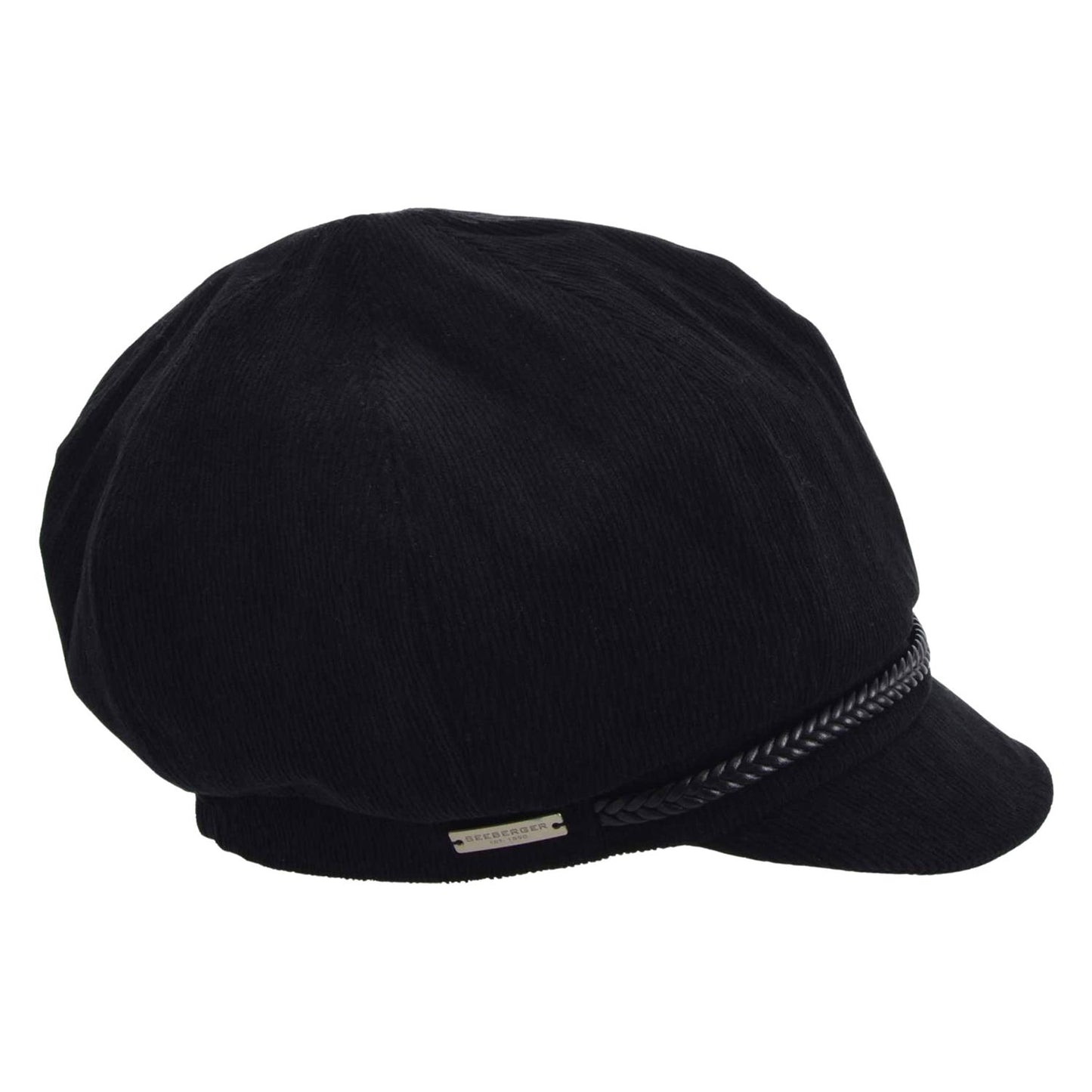 Velvet Ballon Cap Black