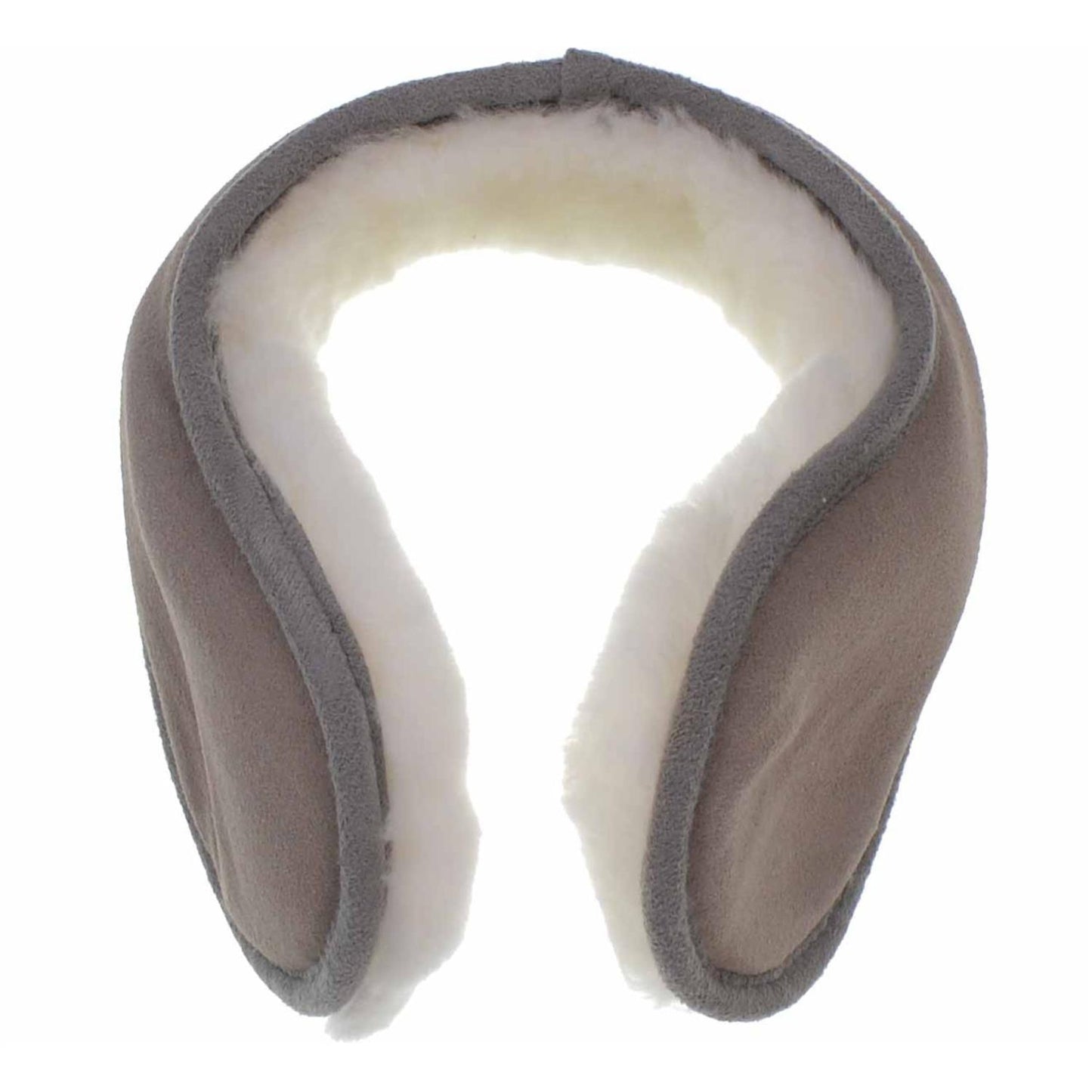 Shearling Earmuffs Smoke Grey