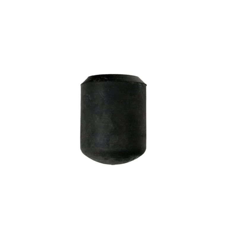 Gummidopsko Sort, 19mm Innvendig