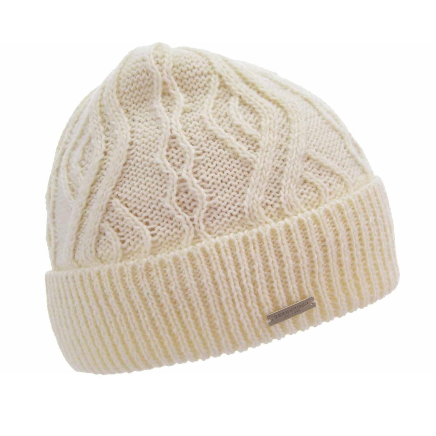 Knitted Beanie Cable Off-White