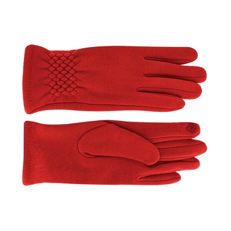 Gloves Touchscreen Red