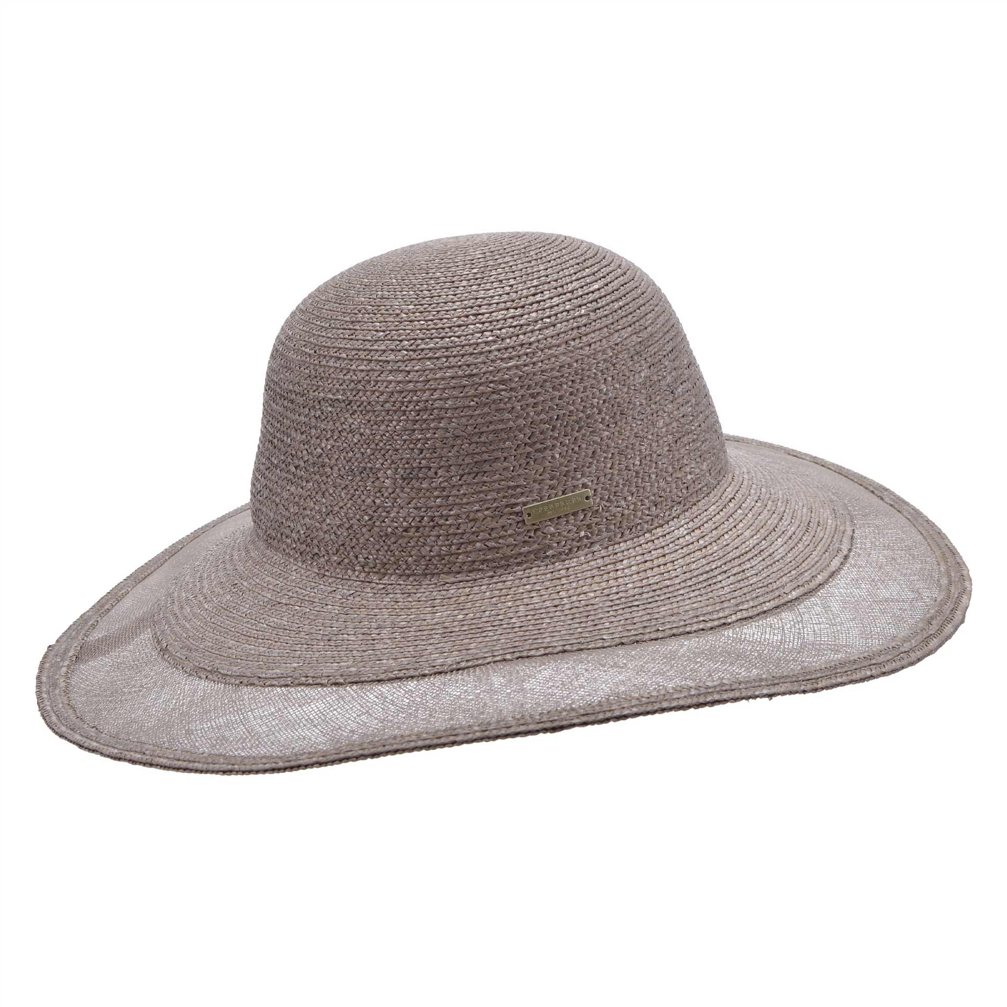 Seeberger Floppy Straw Sinamey Taupe