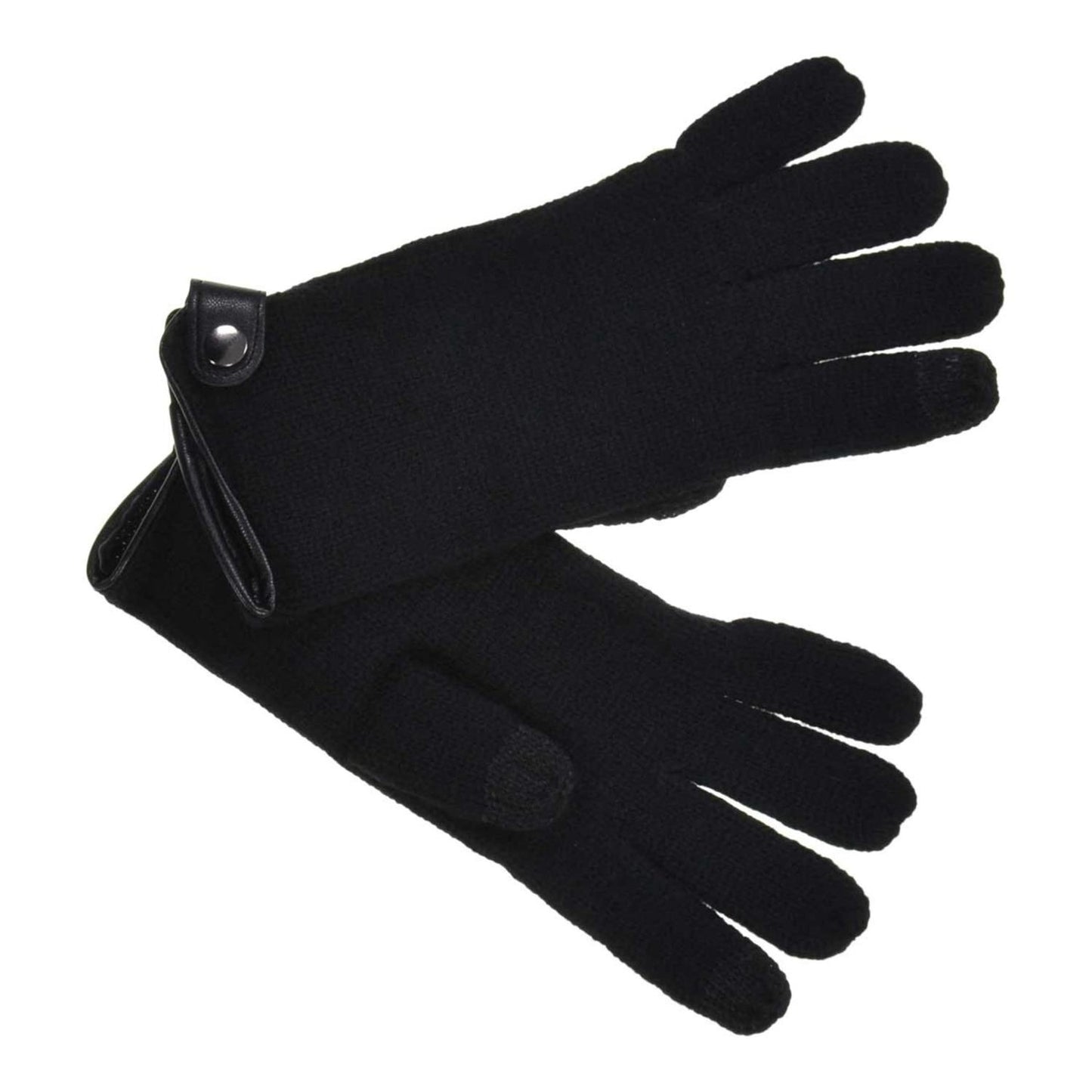 Knitted Gloves Woolmix Black