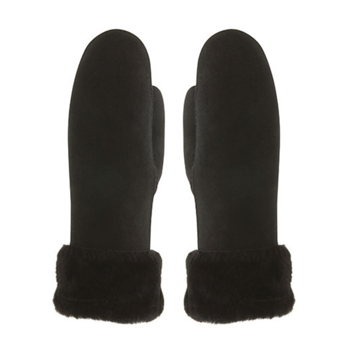 Gloves Mitten Arlene Sheepskin Black
