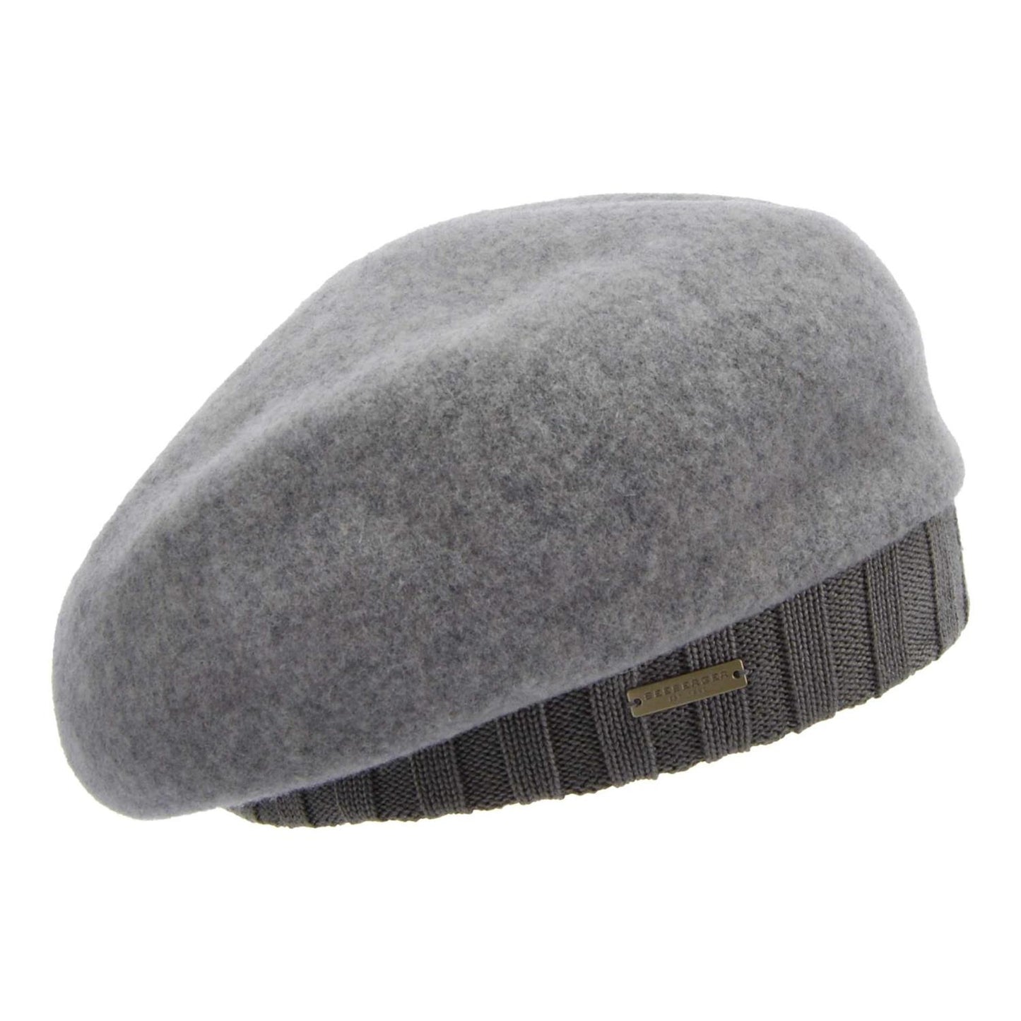 Boiled Wool Knit Light Grey
