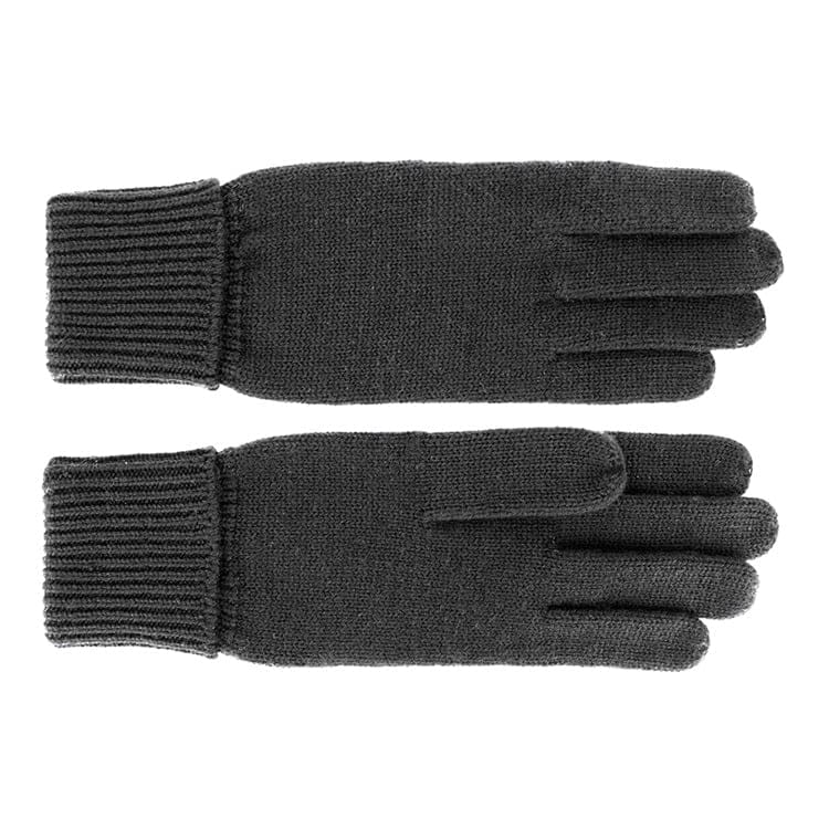 Gloves Knitted Merino Anthracite