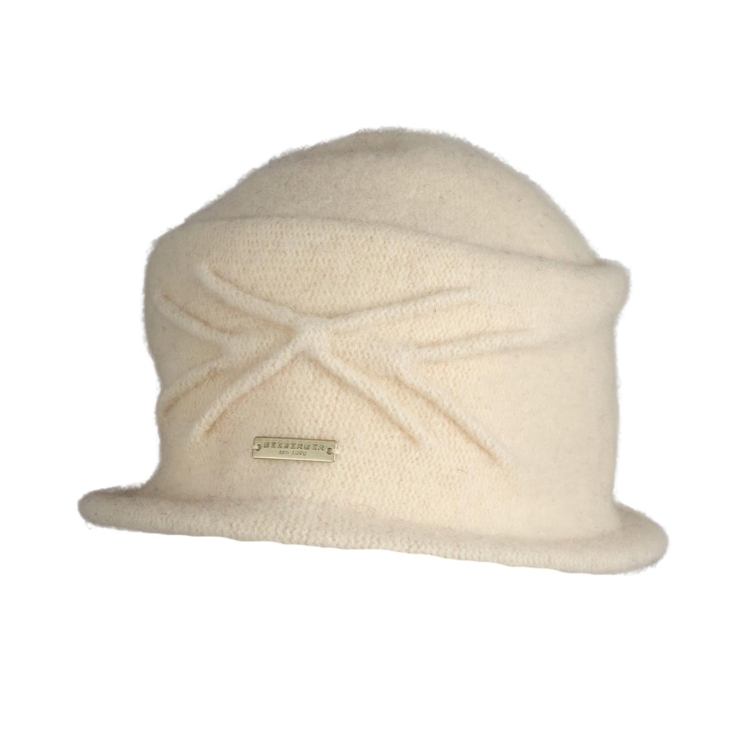 Boiled Wool Cloche Agnes Off-White