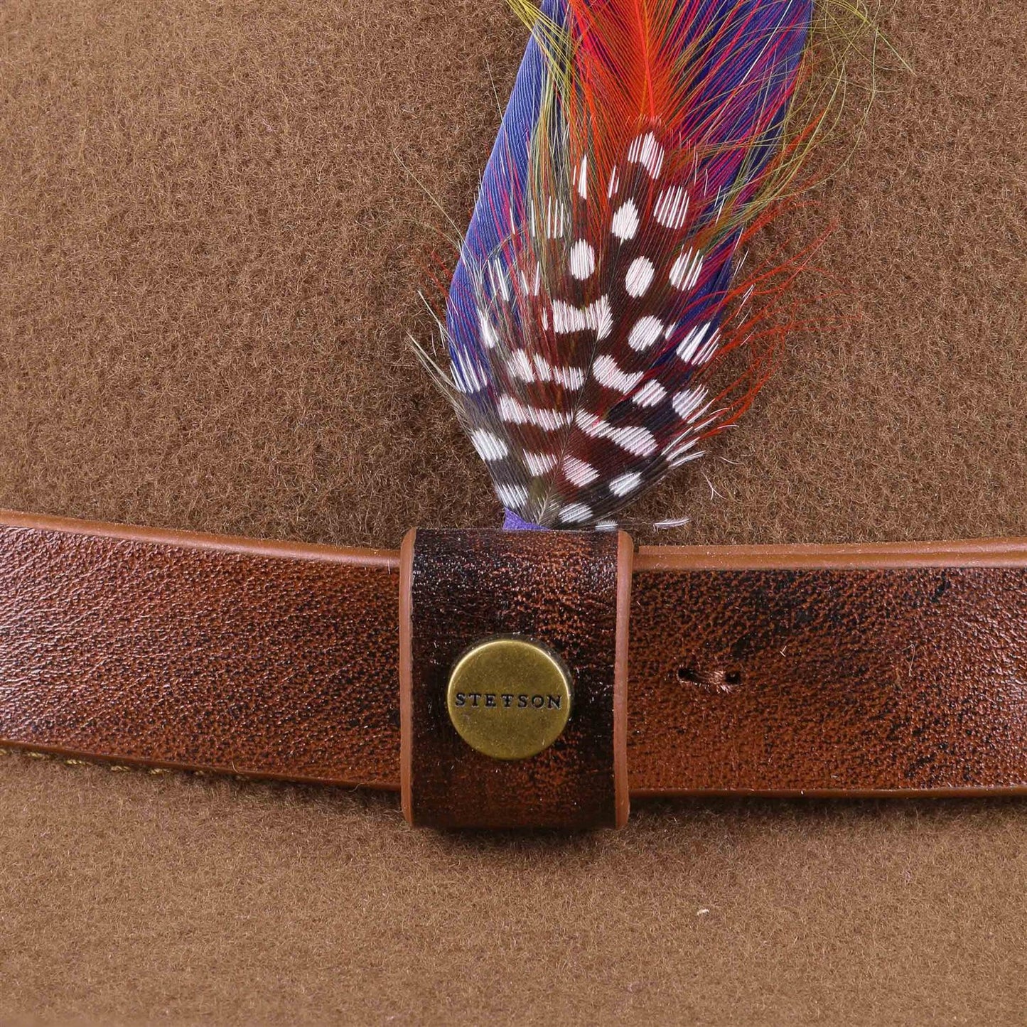 Laredo Western Woolfelt Brown