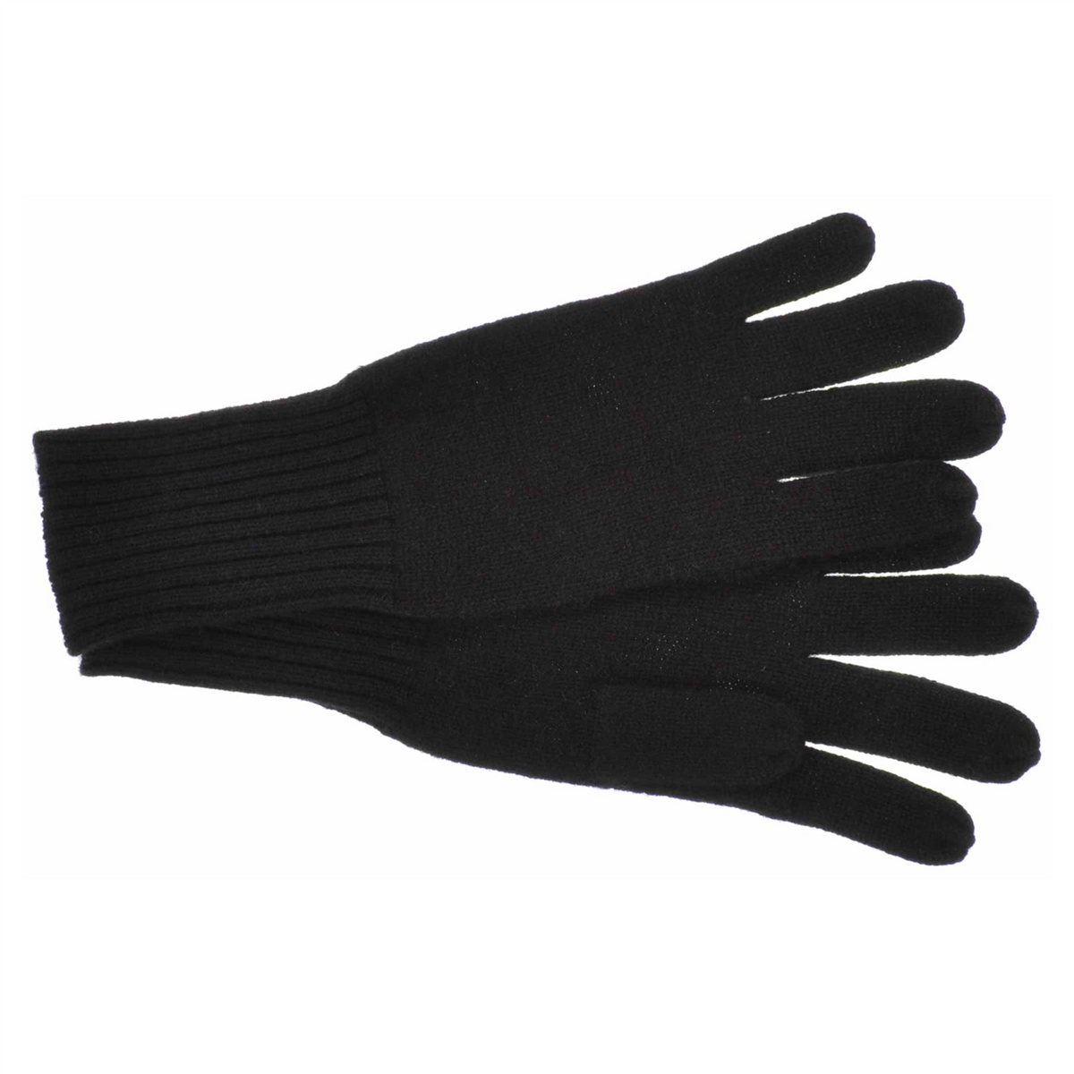 Finger Gloves Cashmere Black