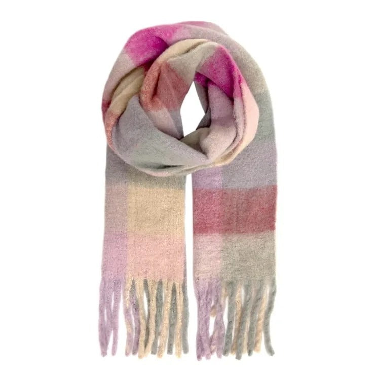 Winterscarf Checks Rose