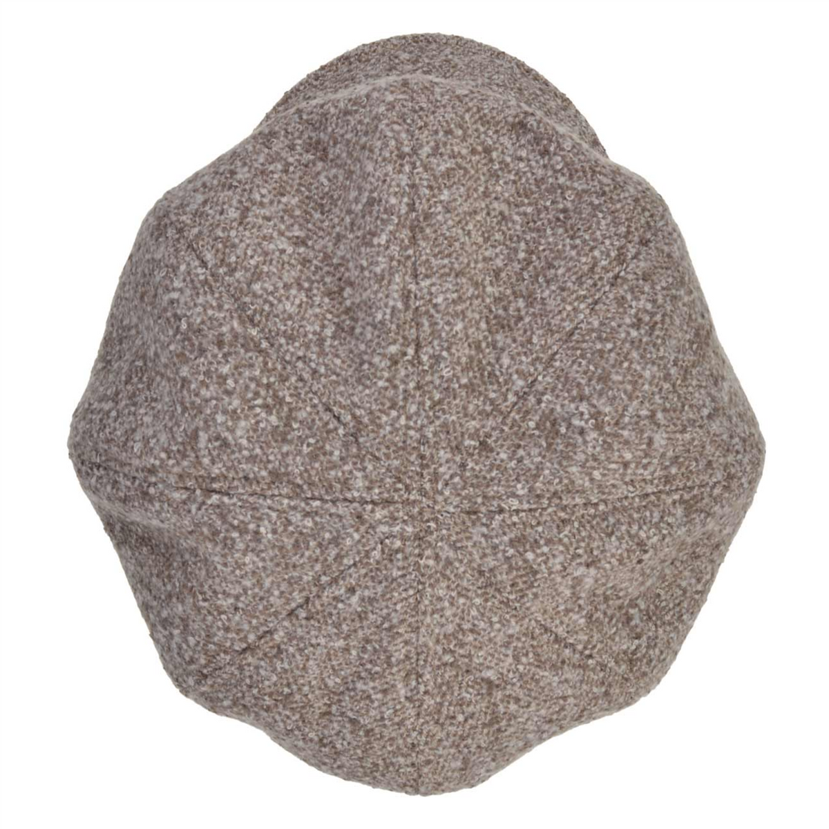 Balloon Cap Tweed Sand/White
