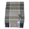 Lambswool Checked Winterscarf Grey