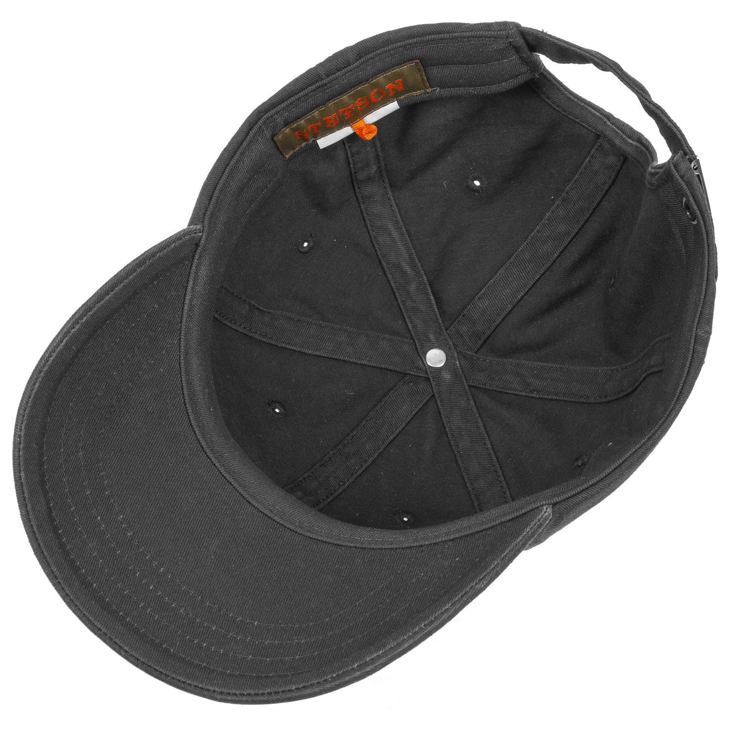 Rector Baseball Cap Cotton Black