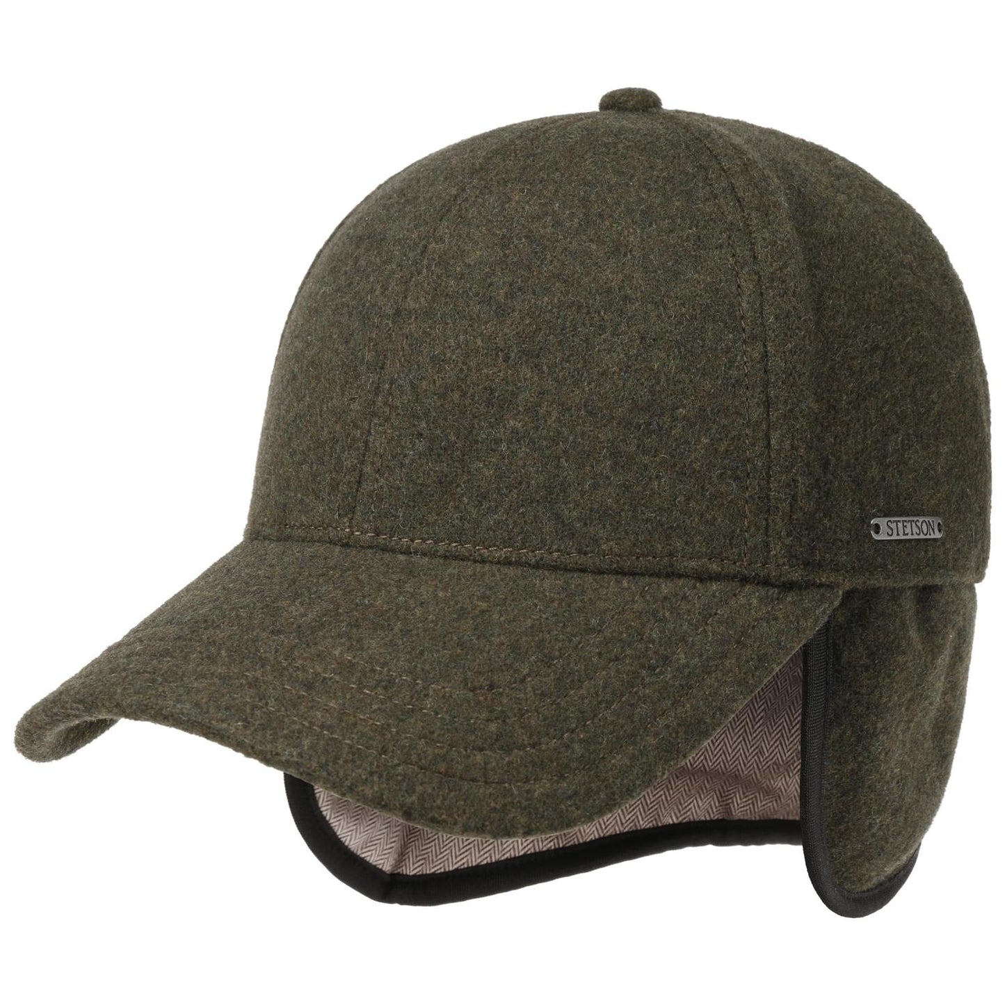 Baseball Cap Wool/Cashmere EF Green