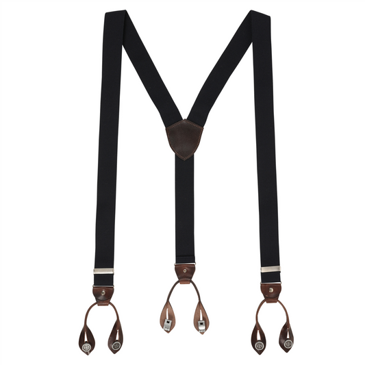 Lloyd Braces Leather Navy