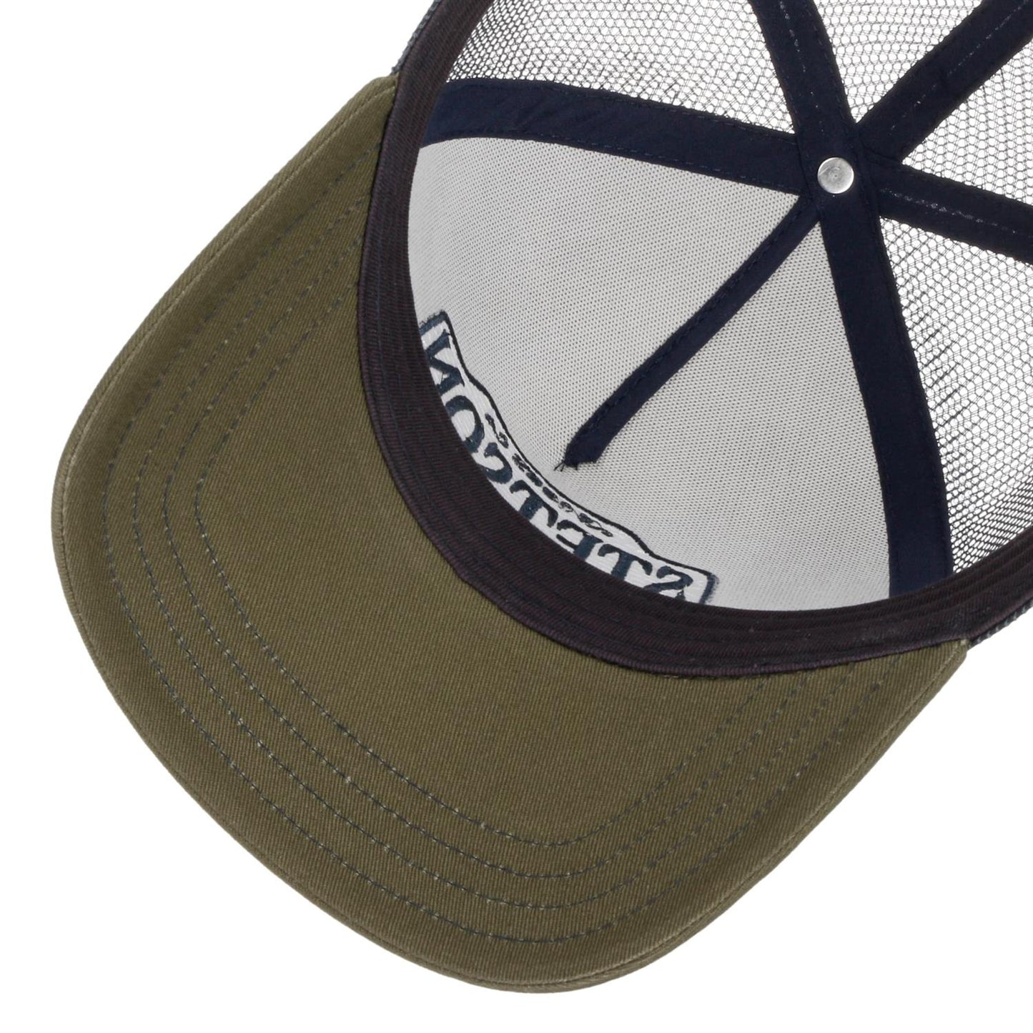 Trucker Cap Western Patch Blue/Green