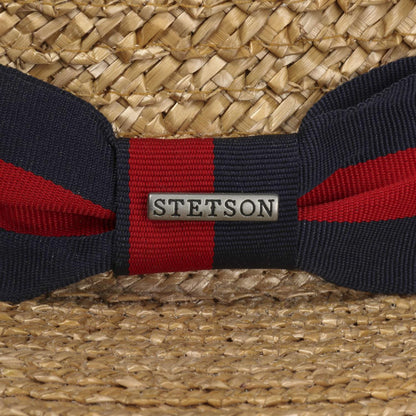 Boater Wheat Red/Blue