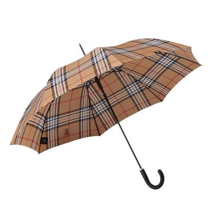 Umbrella Jumbo Automatic Plaid Pattern