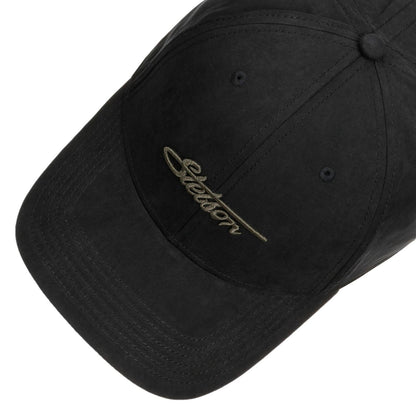 Baseball Cap Waxed Cotton WR Black