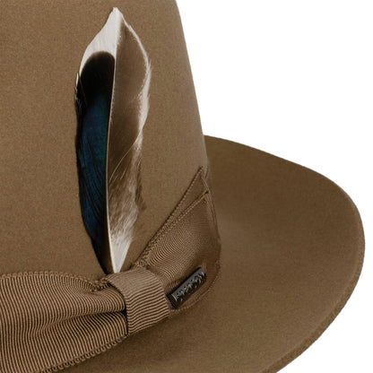 Classic Fedora Woolfelt Light Almond