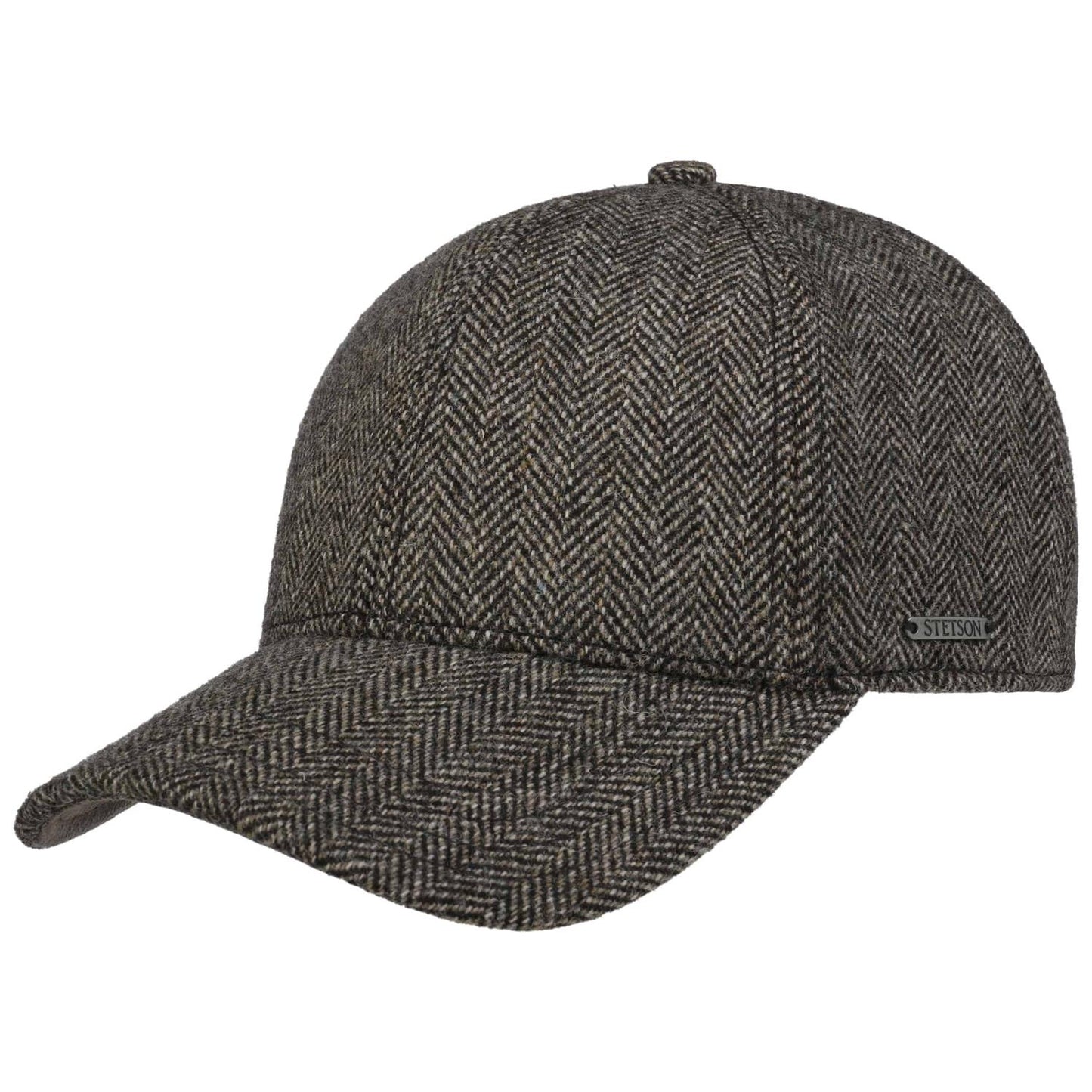 Baseball Wool Herringbone Grey