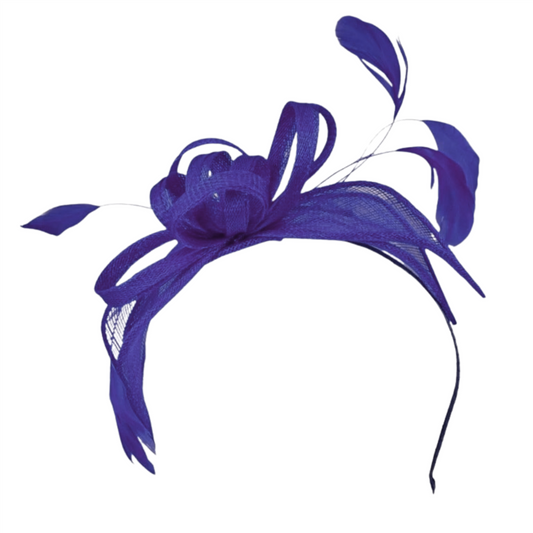 Nora Fascinator Cobalt