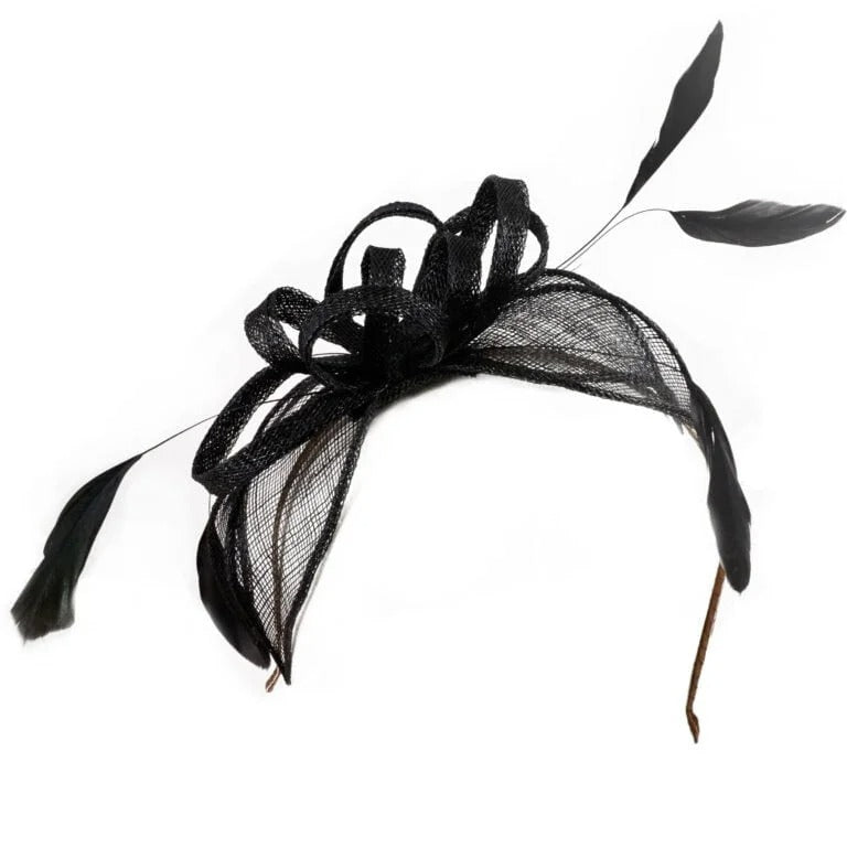 Nora Fascinator Black