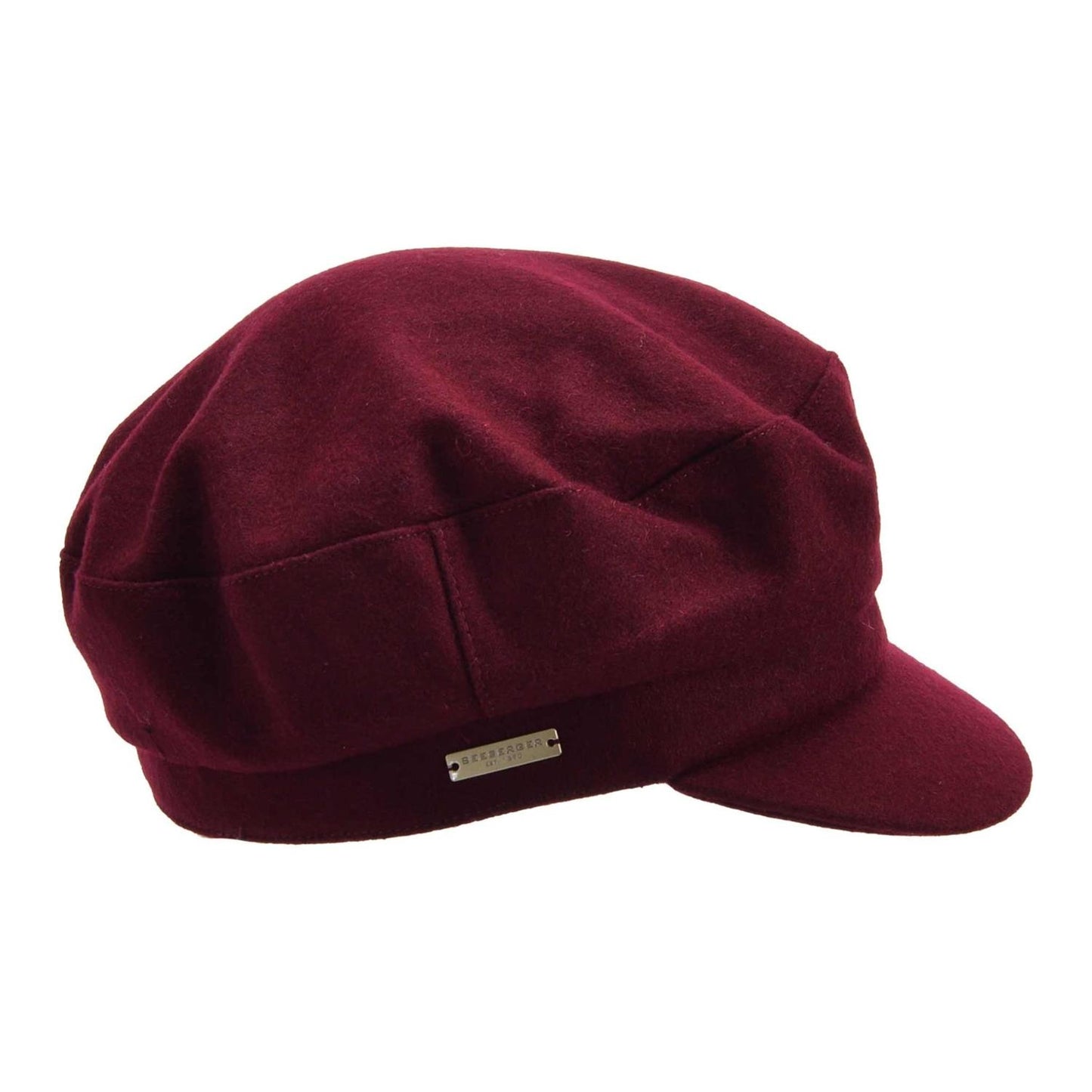 Woolmix Military Cap Burgundy