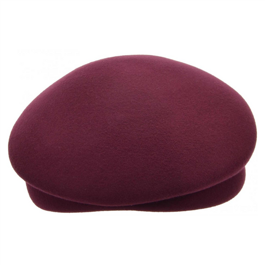 Woolfelt Pillbox Fold Burgundy