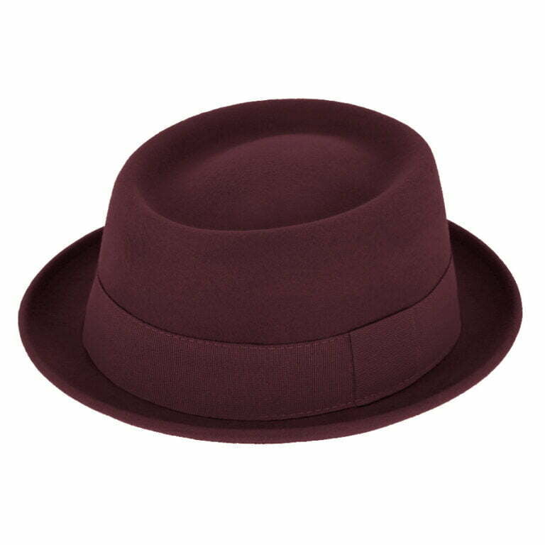 Pork Pie Woolfelt Bordeaux