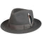 Classic Fedora Woolfelt Smoke Grey