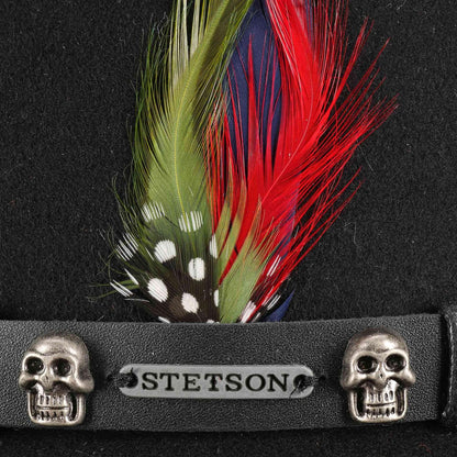 Pork Pie Woolfelt Skull