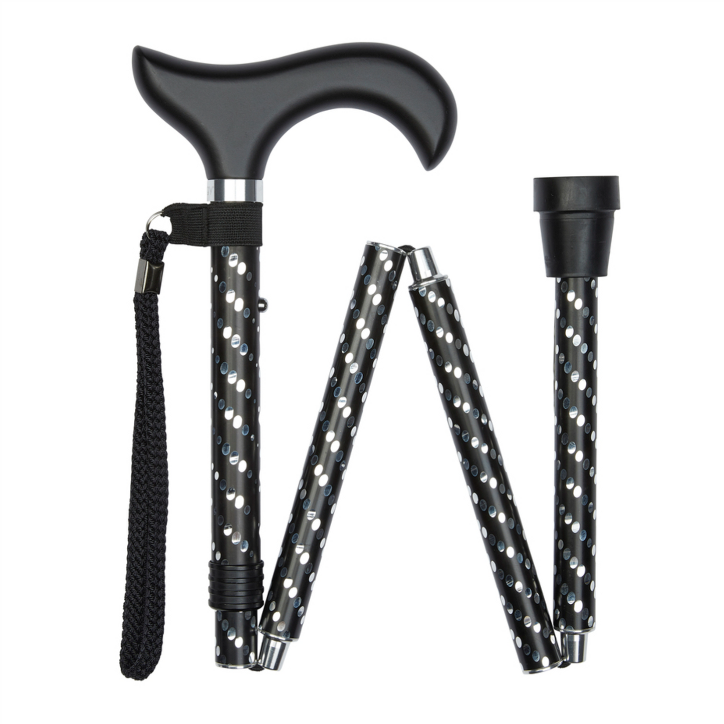 Black Engraved Elegant Foldable